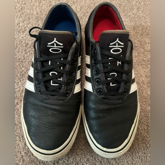 Men’s Adidas Adi-Ease Daewon Song Signature Skateboard Shoes in Black/White sz10 - Picture 1 of 8